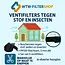 HQ Ventifilter voor ventilatierooster - 90 mm hoog.