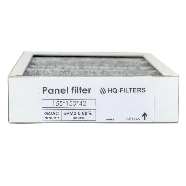 Philips HR4978 Filter – ePM2.5 60% – HQ-Filters Huismerk – 155×150×42 mm – Met actief kool – 482248020137 / LR4978.2 – Voor Silent-Air nagelafzuiger