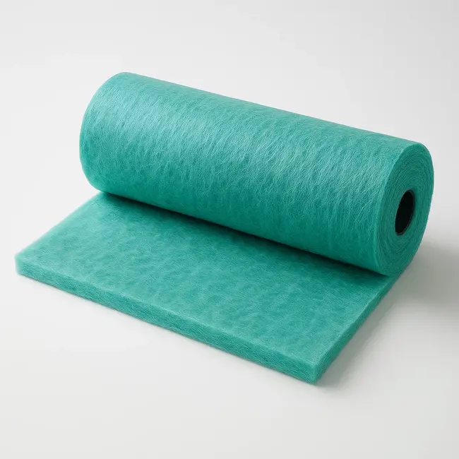 PaintStop filtermat groen 2,00 × 20 meter – Glasvezel – Voor verfnevelafzuiging in spuitcabines en industriële werkplaatsen