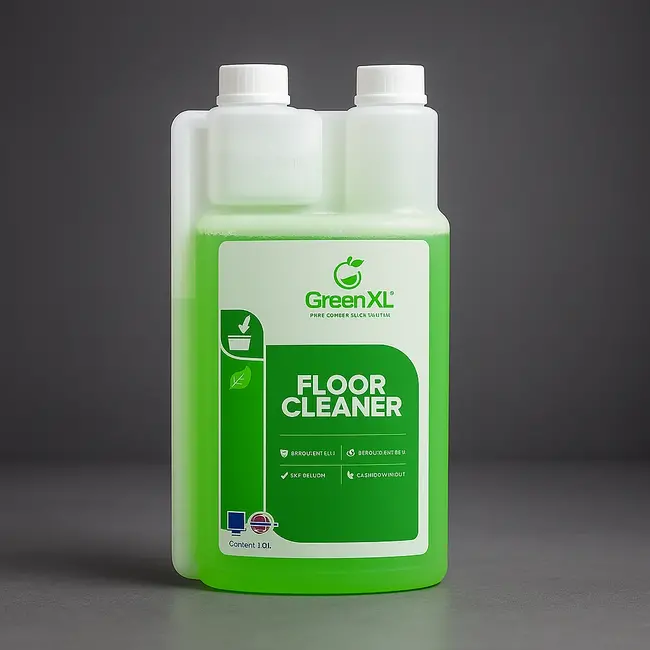 Green XL Vloerreiniger (1 liter), biologisch afbreekbare vloerreiniger voor dagelijks gebruik. Fris, veilig en effectief voor alle soorten vloeren.