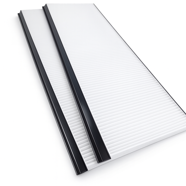 Thermelec GL 350 / 400 F7 + G4 Filterset (2 stuks) – HQ-Filters Huismerk – 198×500×14 mm – ePM1 60% + ISO Coarse – Kunststof frame met lip