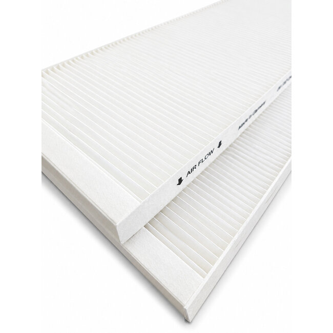 Vasco X350/X500 filterset – 2 stuks | G4+F7 | 186×481×20 mm | HQ-Filters huismerk