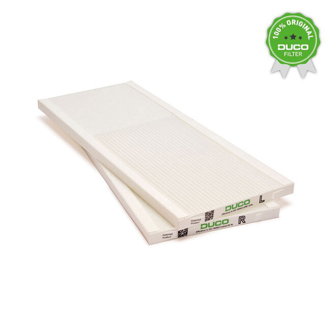 Duco DucoBox Energy Comfort D325 filterset G4 + F7, ISO Coarse 65% en ePM1 55% – 450x190x18 mm | origineel 0000-4661