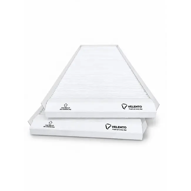 Itho Daalderop HRU 400 G4 filterset – Velento huismerk – 2 stuks, 180×535×20 mm – vervangt 05-00650