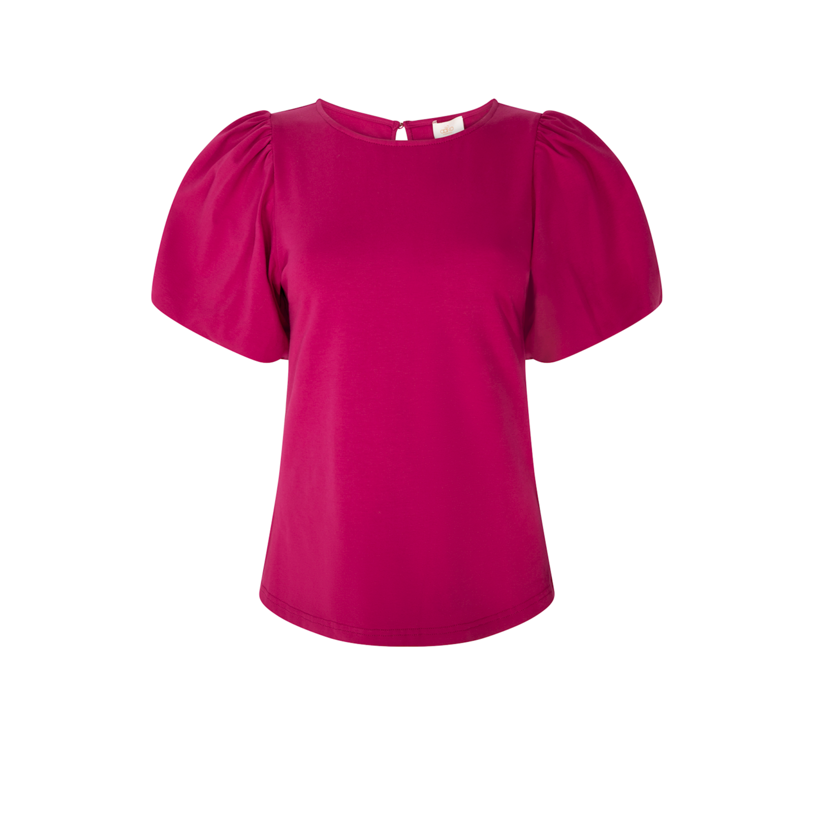 Aaiko top met pofmouw MAJA CO fuchsia