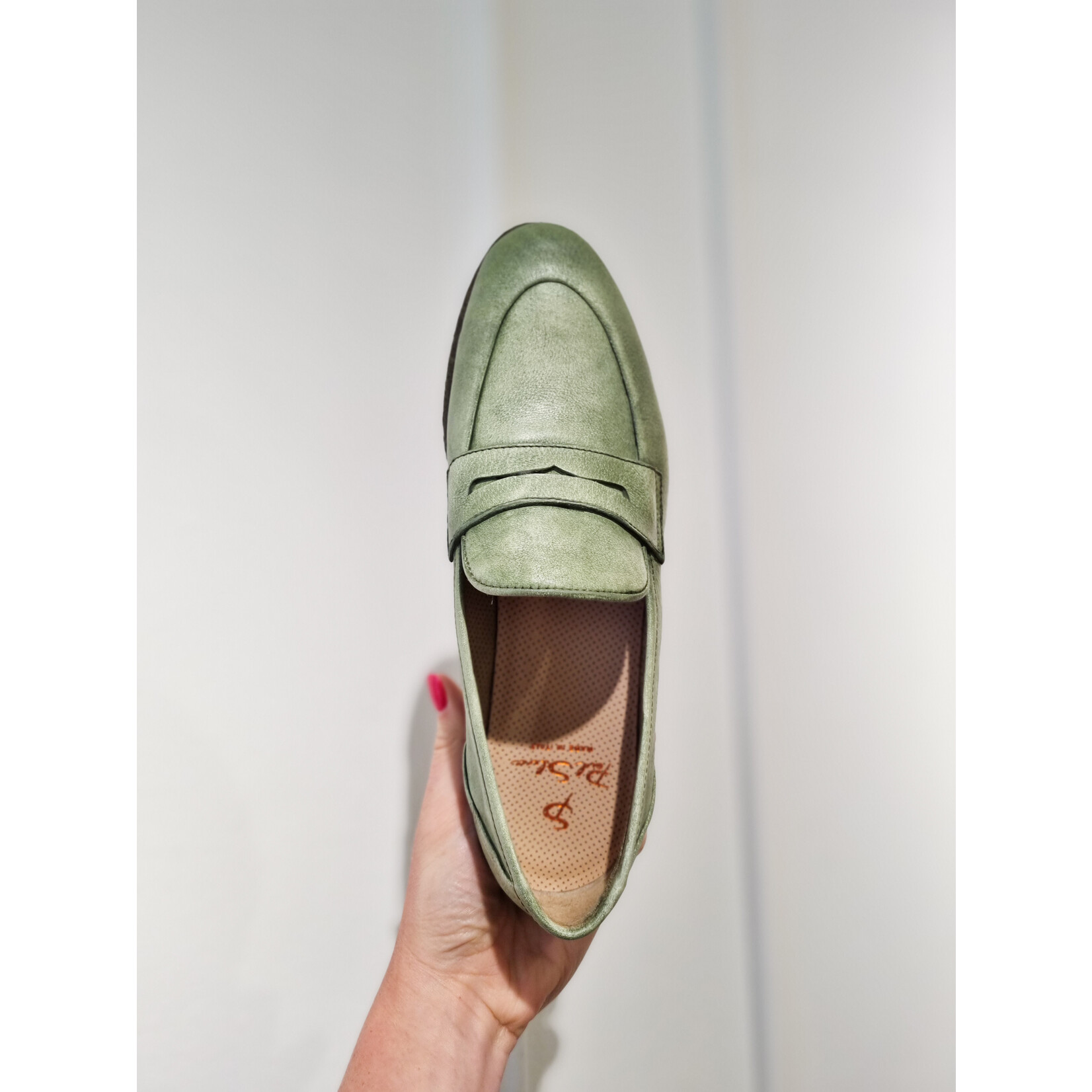 Paul Silence loafer goodyear Ortica groen