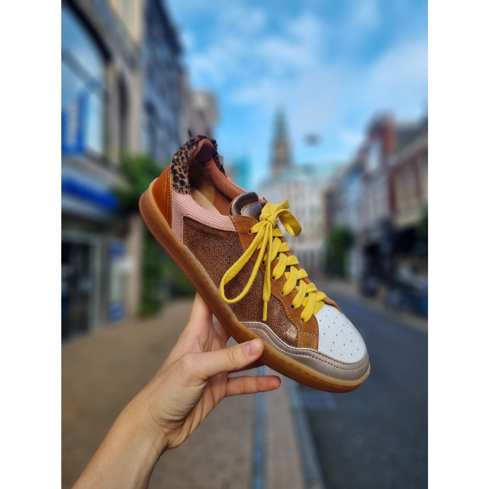 Elia Maurizi sneaker Camilla Cognac