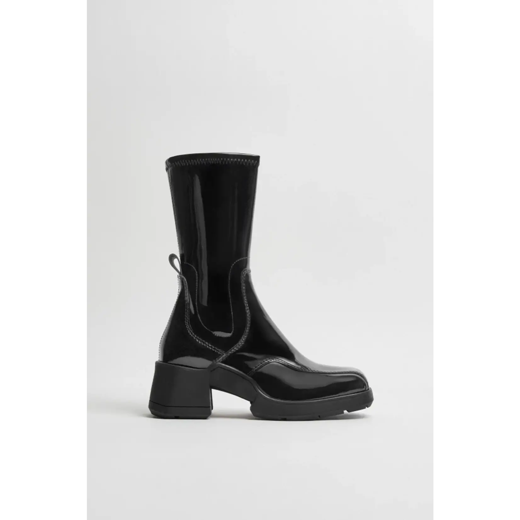 Miista Viken Black Patent boots zwart