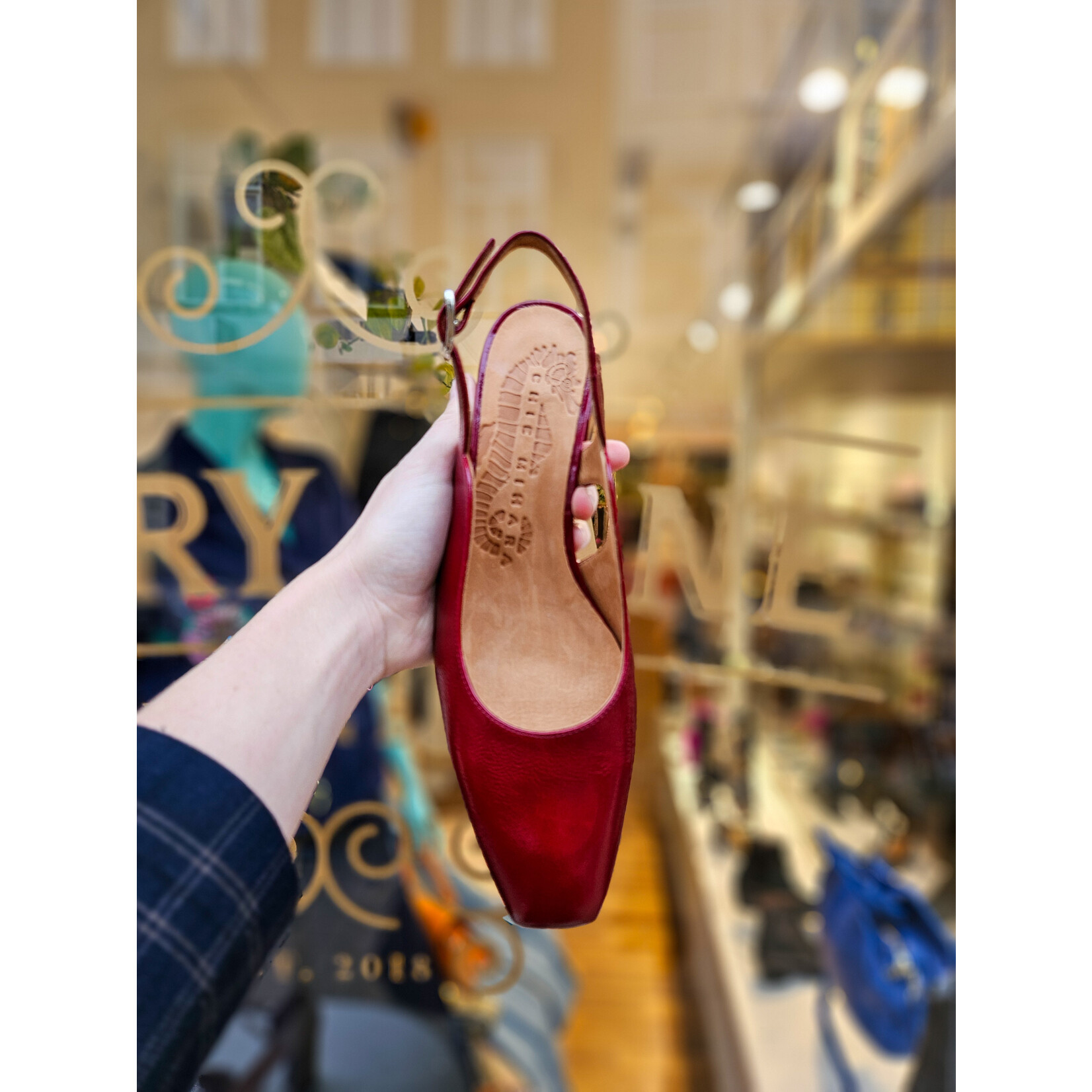 Chie Mihara leren slingback Hilana rood Mary Jane Schoenenboetiek