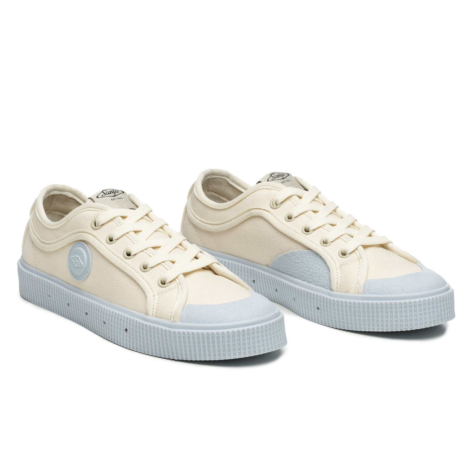 Sanjo Sanjo katoenen vegan sneaker K2000 Breeze Sky