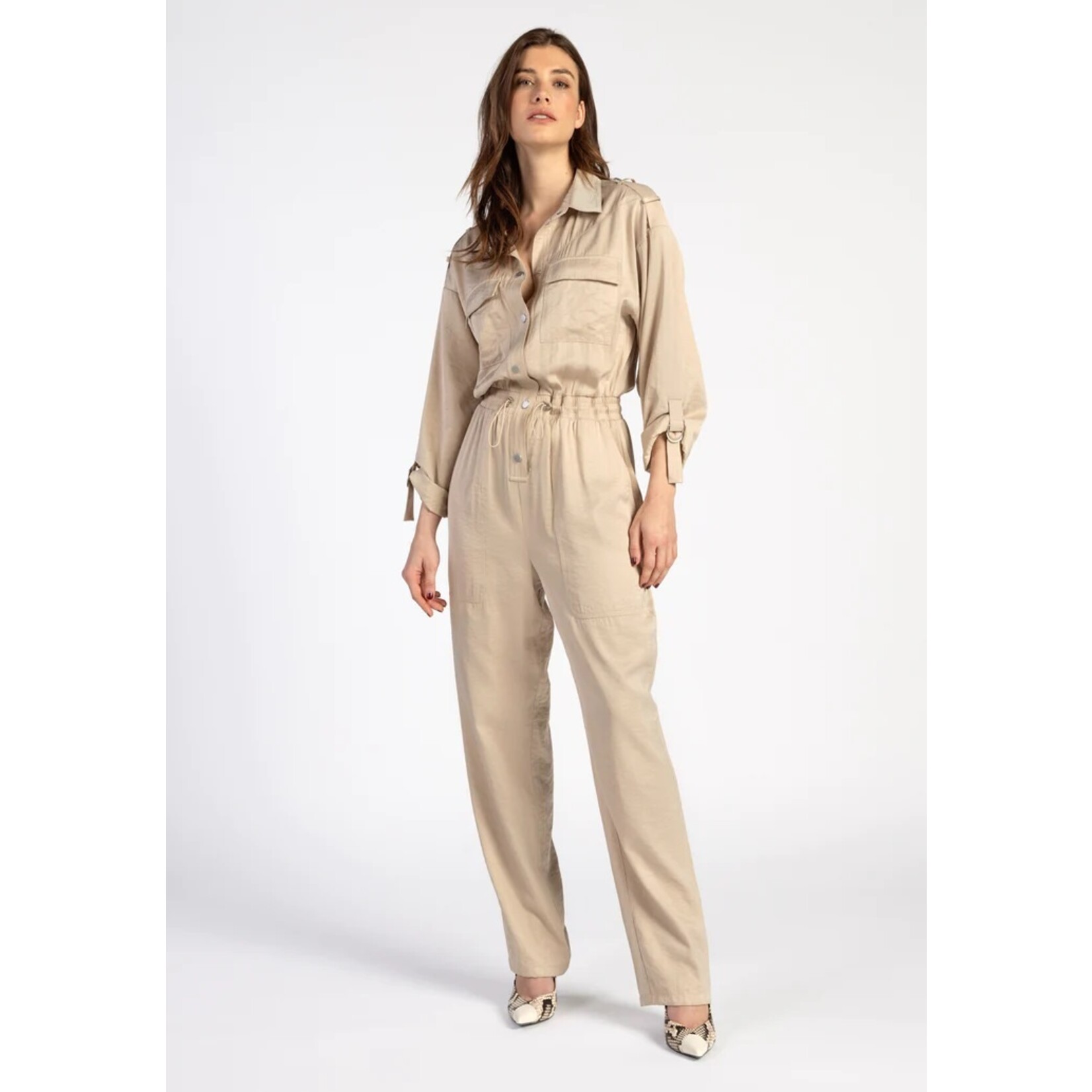 Aaiko jumpsuit Javiera SAND