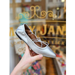 Copenhagen Shoes ballerina zilver met strik Felicia