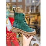 Ten Points suede veterboot Jenny GROEN