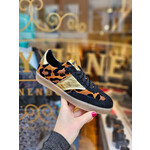 MJUS leren sneaker Leopard goud/panter