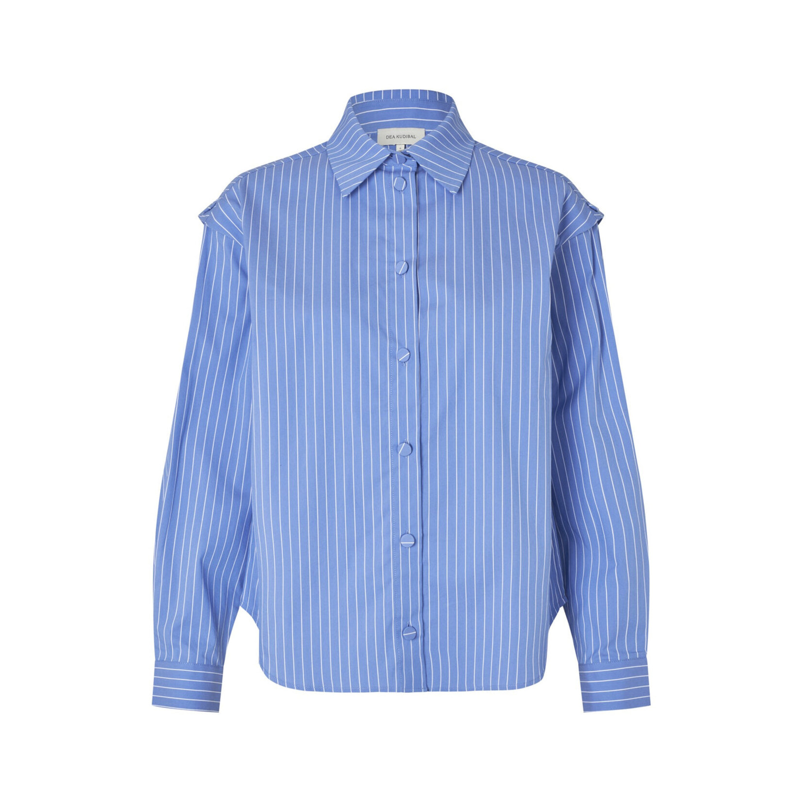 Dea Kudibal blouse button ZANDIE blue/white stripe