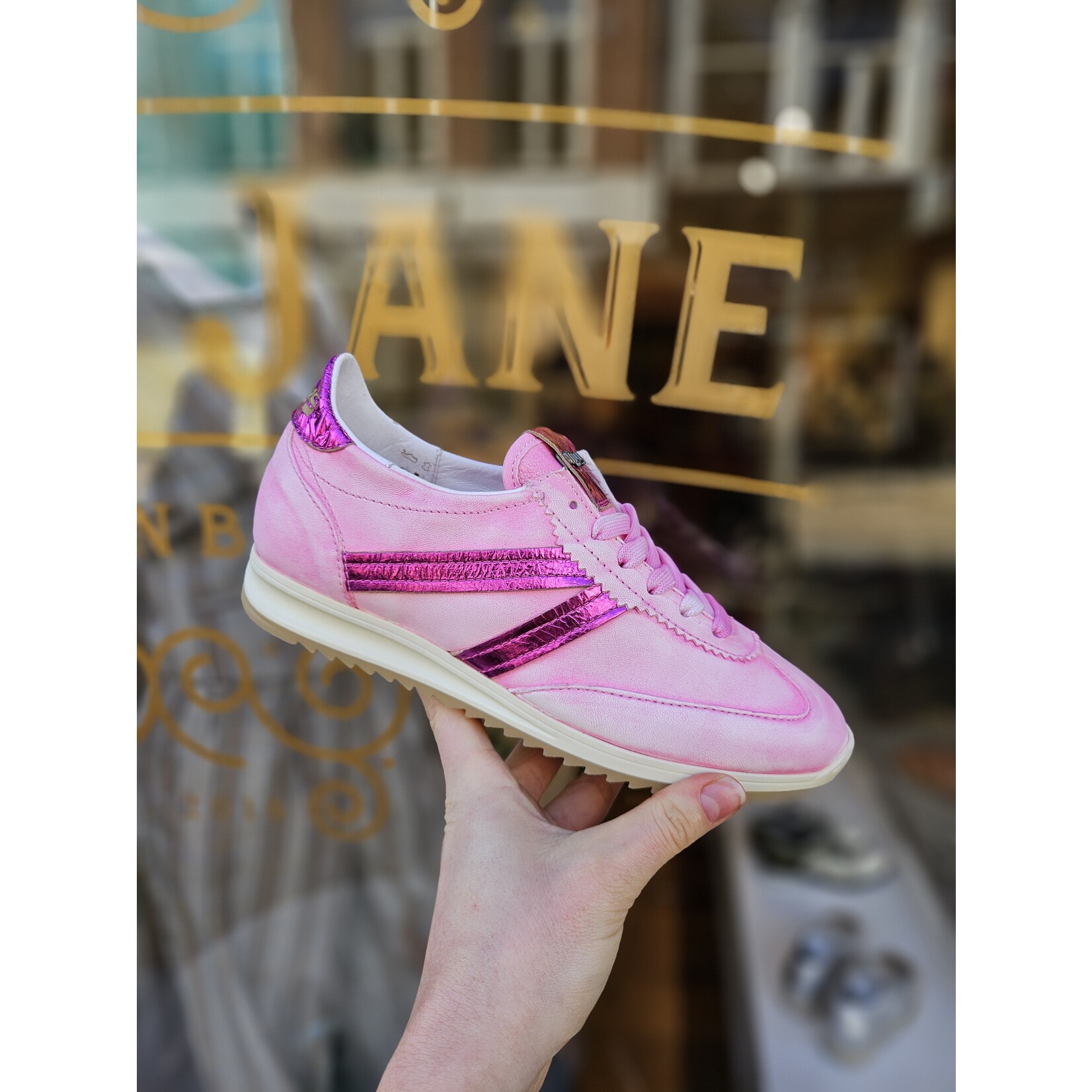 MJUS sneakers vintage look ESTELLE roze