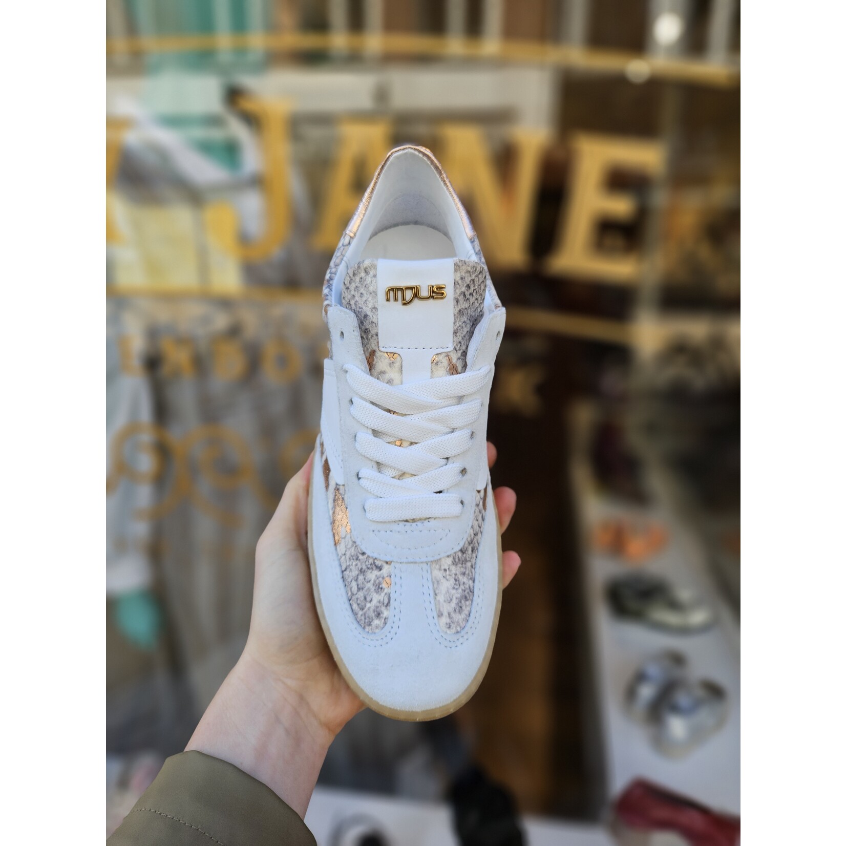 MJUS sneaker fresh XUMA wit/bronze
