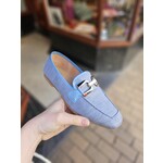 Mary Jane Collectie instapper gesp BO raffia blauw