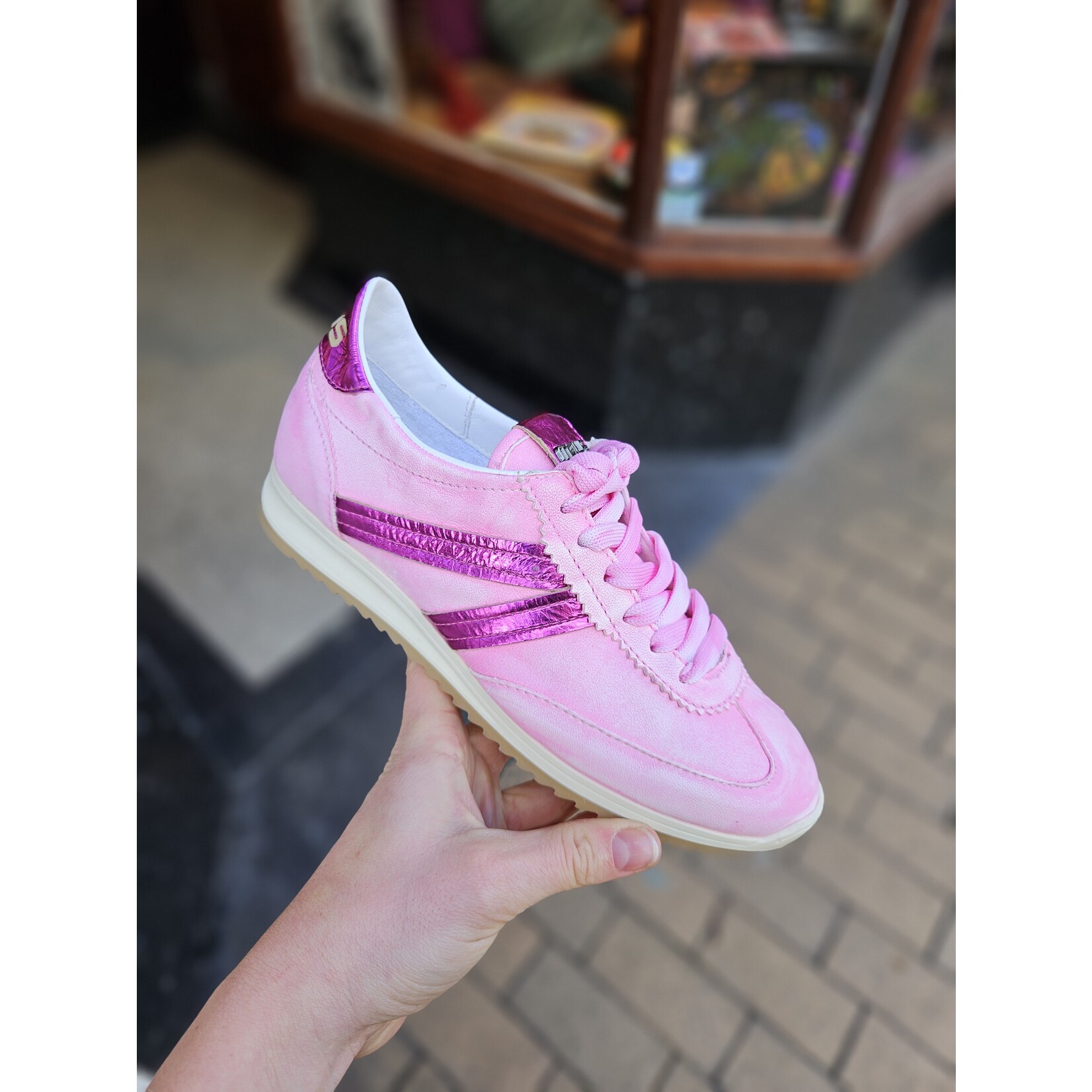 MJUS sneakers vintage look ESTELLE roze