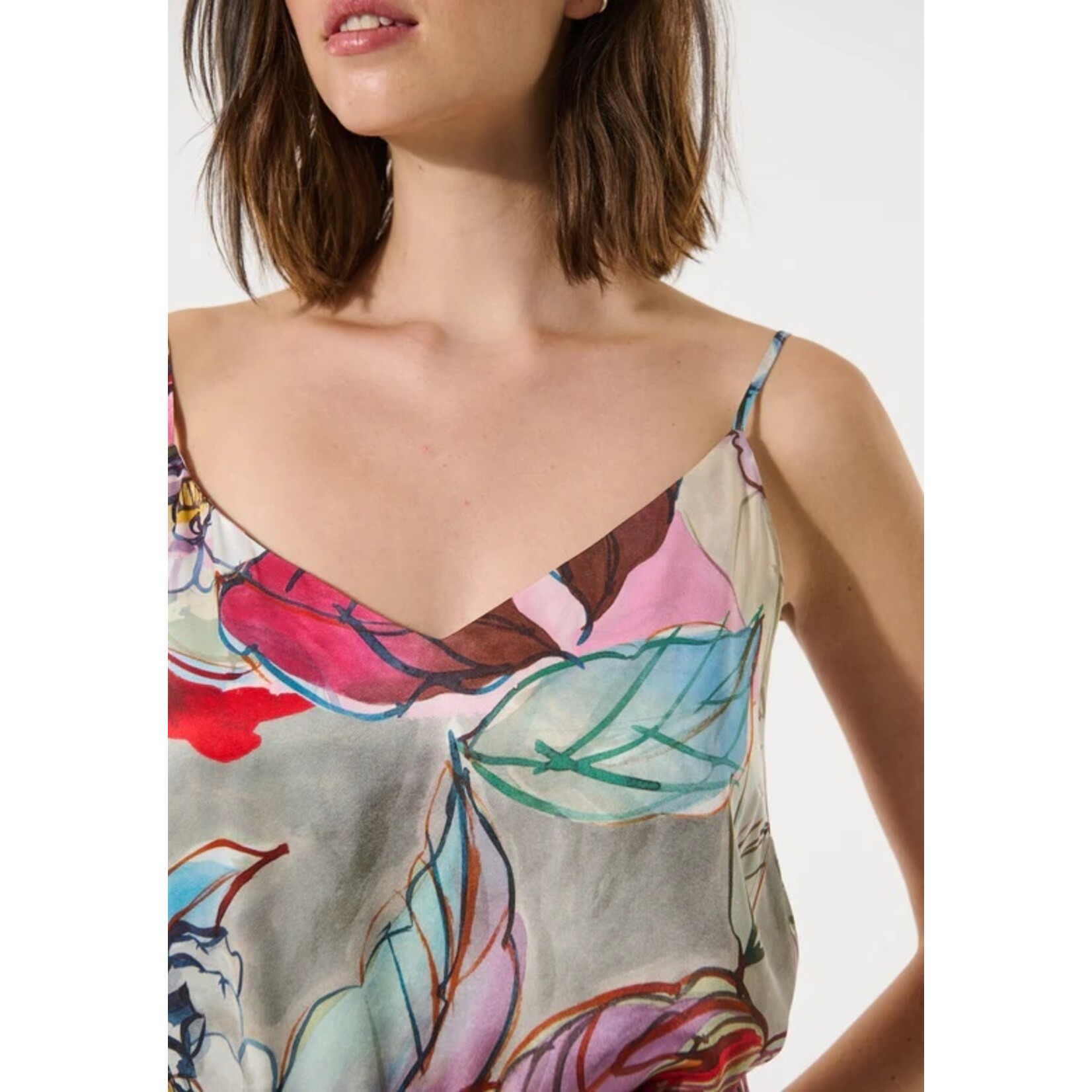 Dea Kudibal Octavie top bloemen Zijde