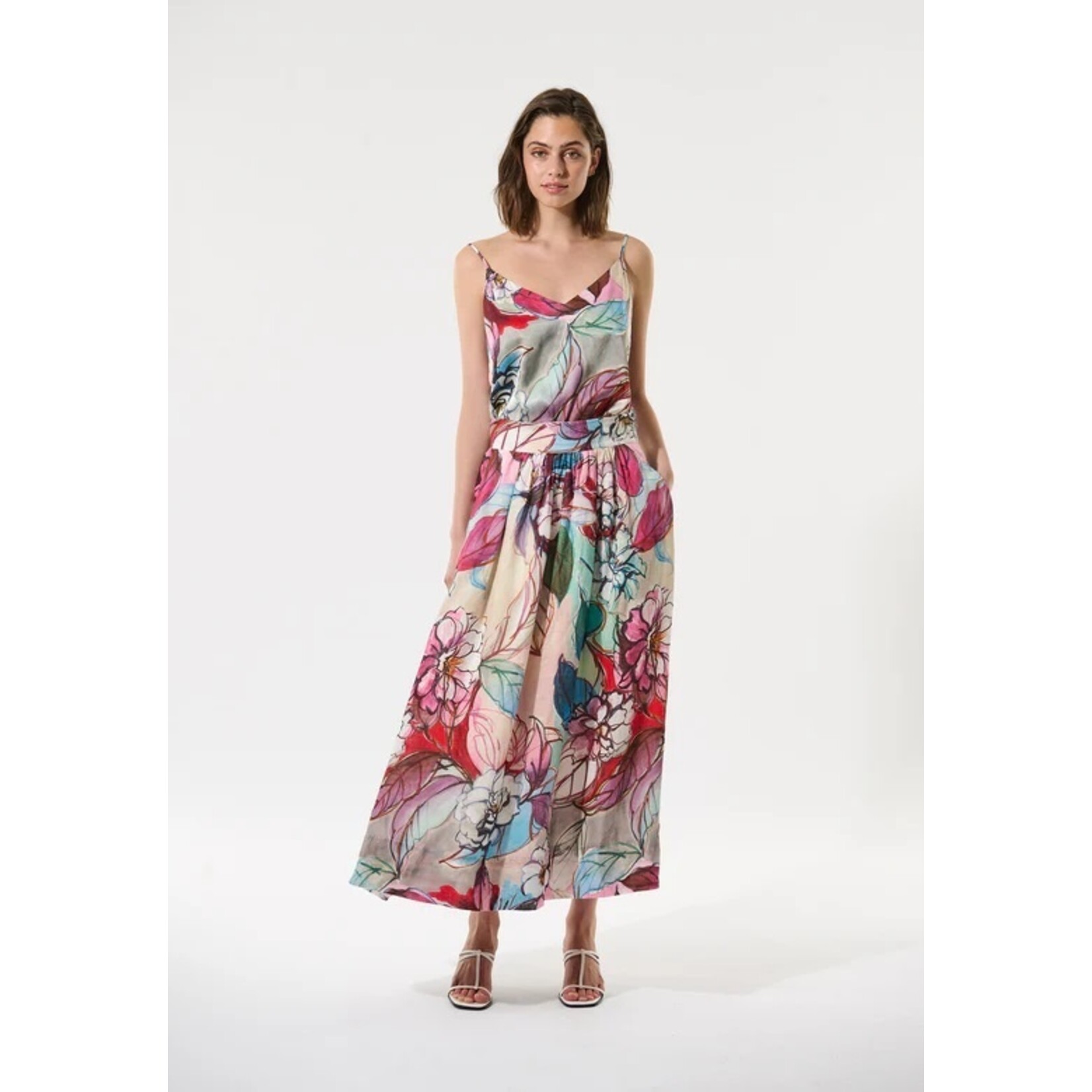 Dea Kudibal Octavie top bloemen Zijde