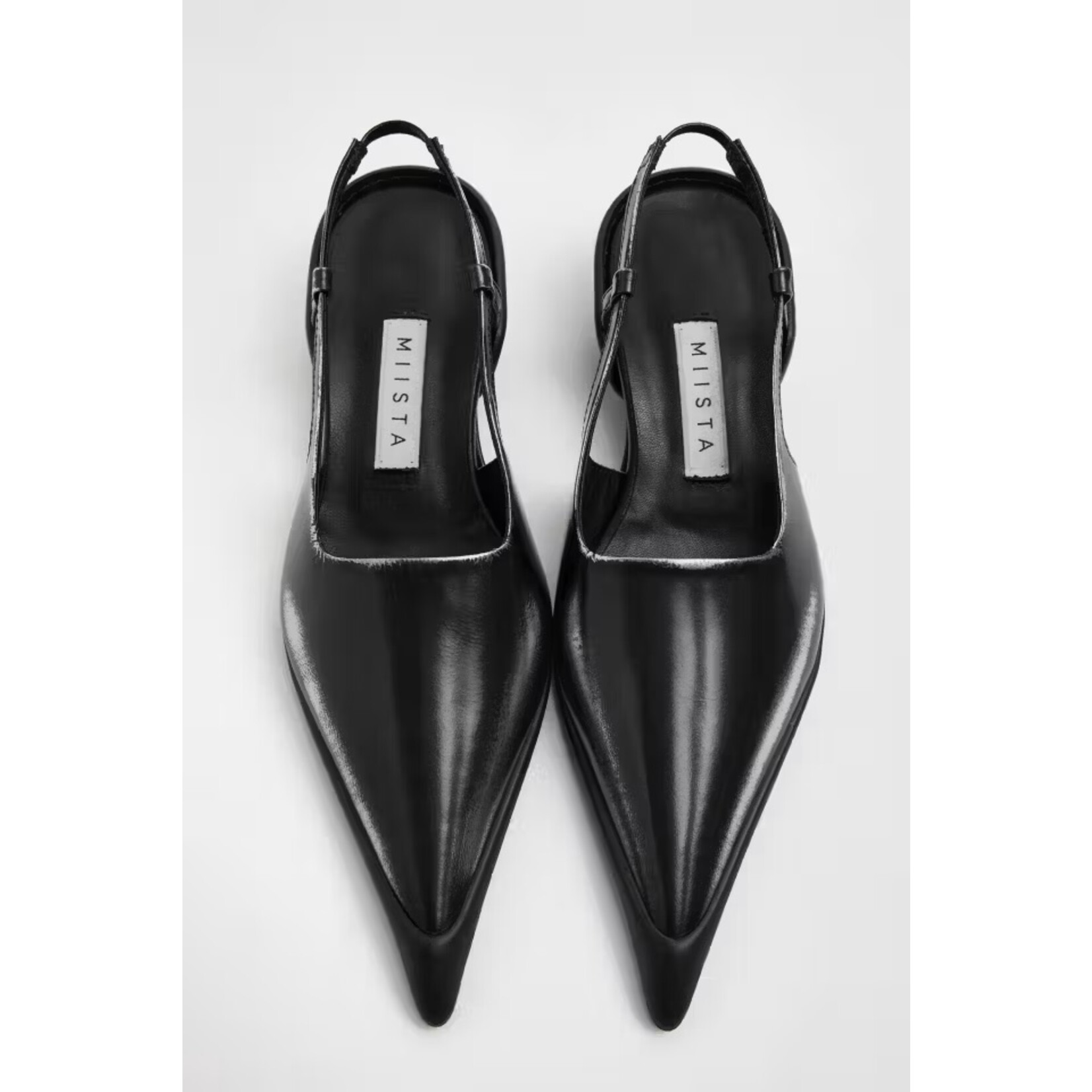 Miista slingback ANNYA silver courts zwart