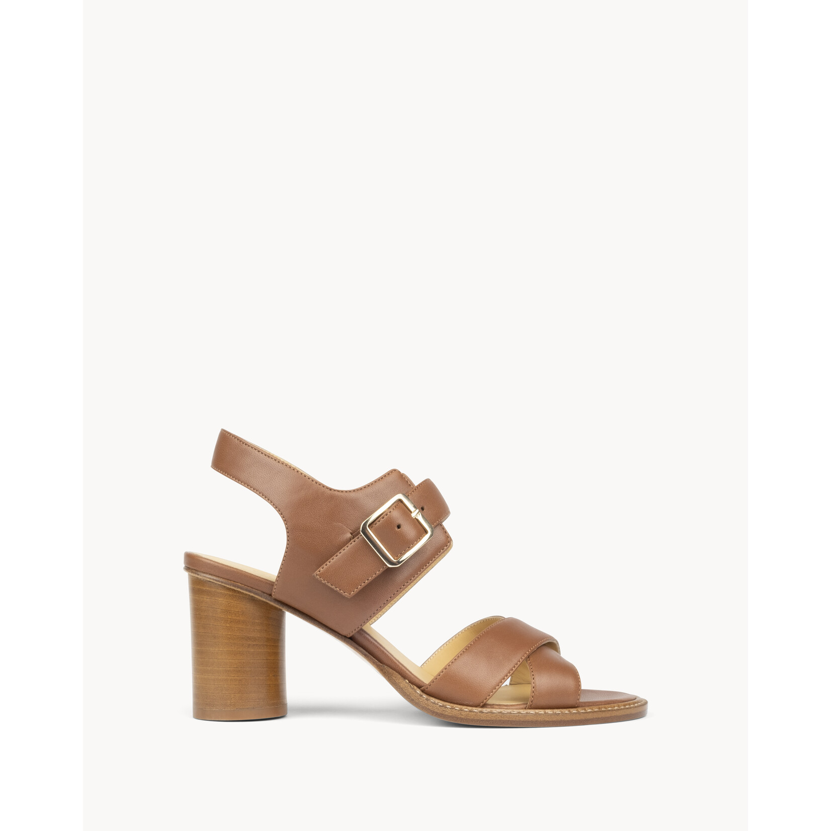 Atelier Content Sandaal Hak COGNAC Carol