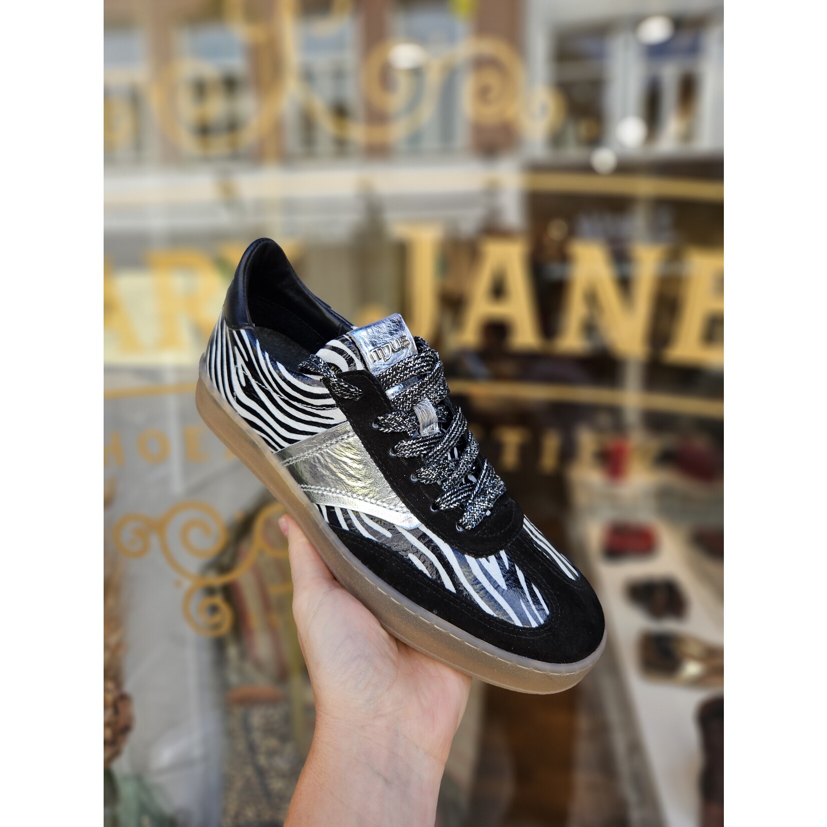 MJUS, leren sneaker Chiara print zebra