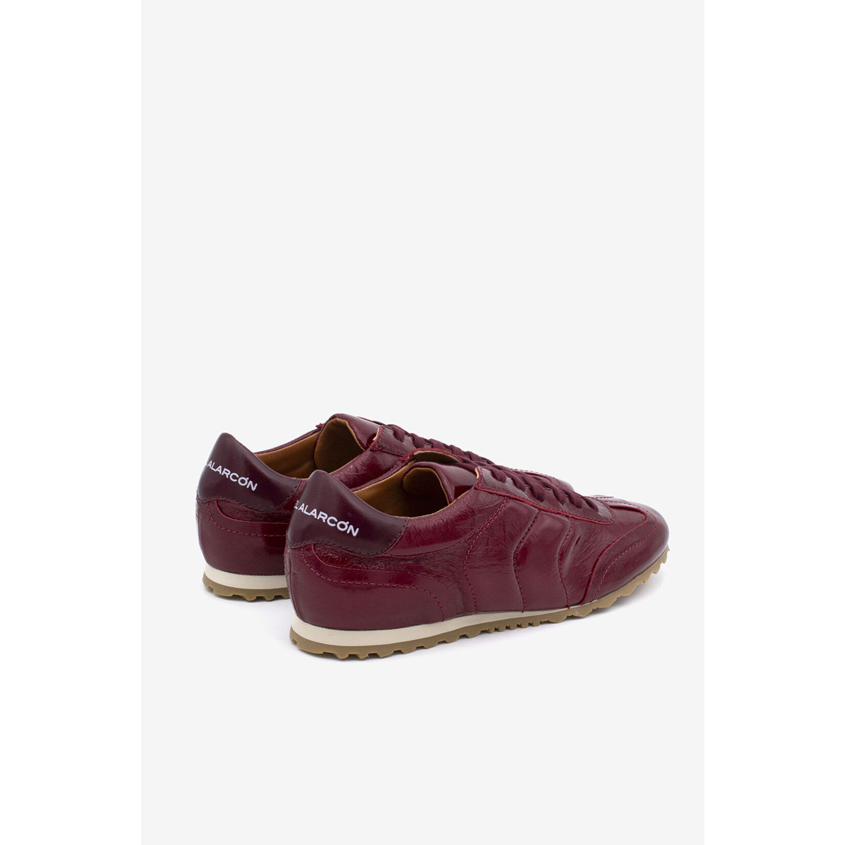 Angel Alarcon Angel Alarcon, leren sneaker Kesia bordeaux