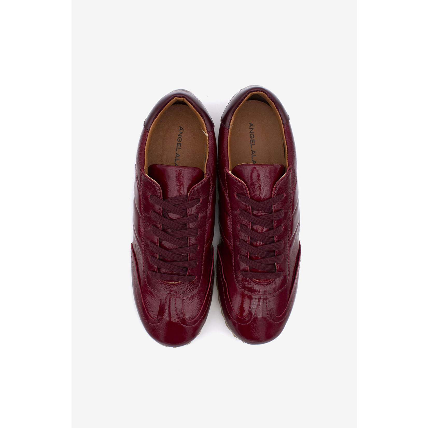 Angel Alarcon Angel Alarcon, leren sneaker Kesia bordeaux