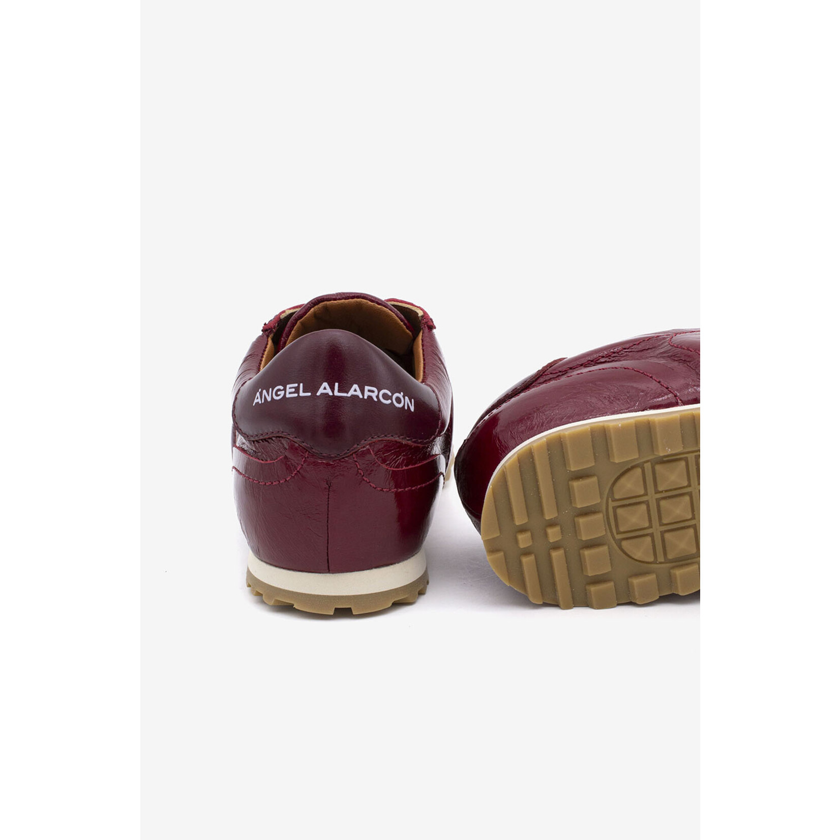 Angel Alarcon Angel Alarcon, leren sneaker Kesia bordeaux
