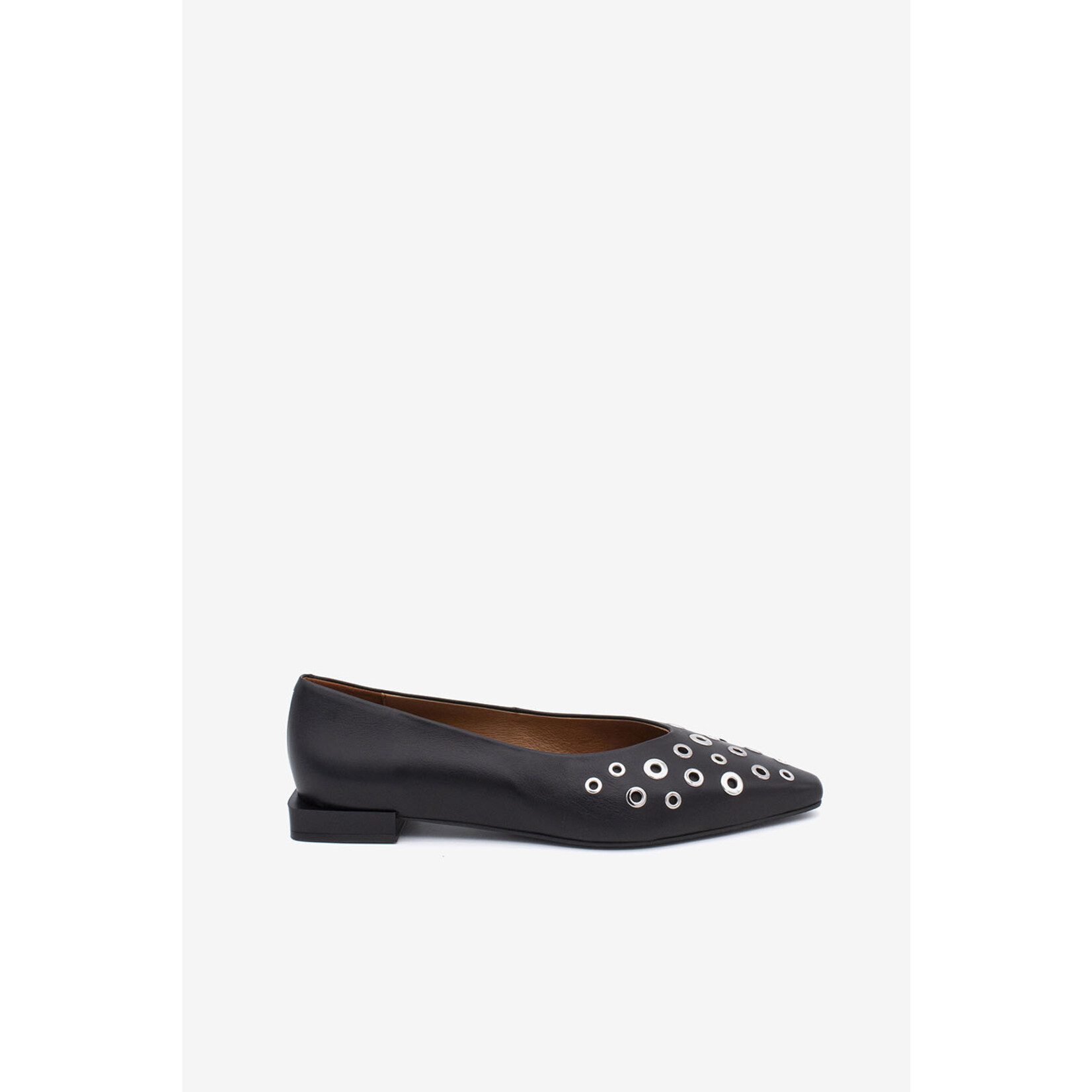 Angel Alarcon Angel Alarcon, leren ballerina studs Sila zwart
