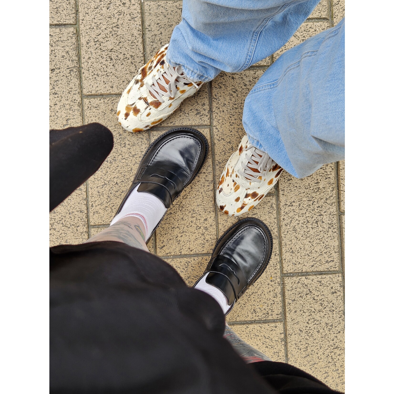 Angel Alarcon Angel Alarcon, leren sneaker Kesia cow print