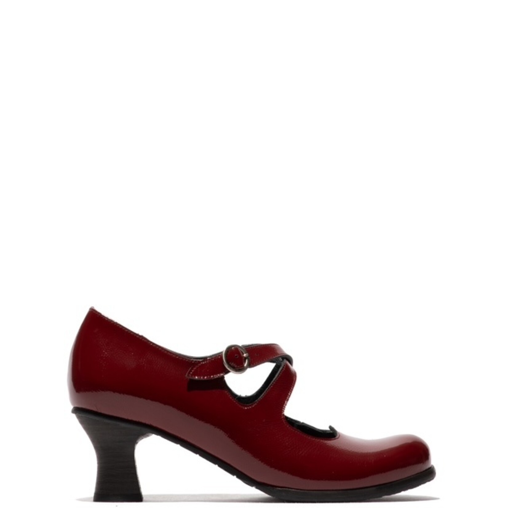 Fly London Baiv pump lakleer Bordeaux rood