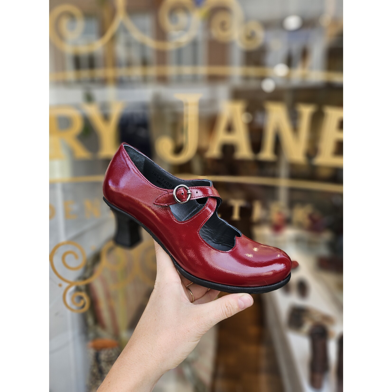Fly London Baiv pump lakleer Bordeaux rood