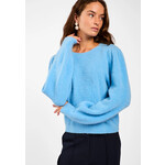 Aaiko alpaca trui DENIZE blauw
