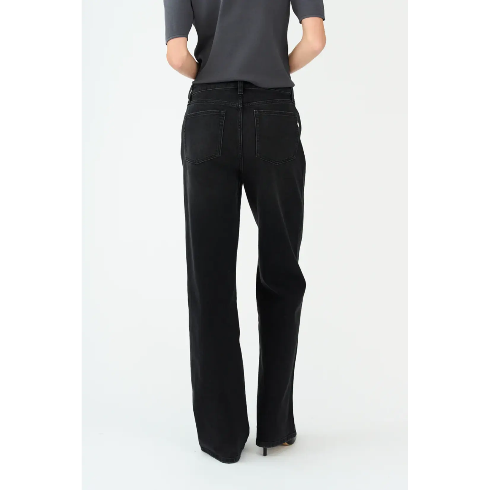 Pieszak Pieszak jeans high waist loose fit ENNA zwart
