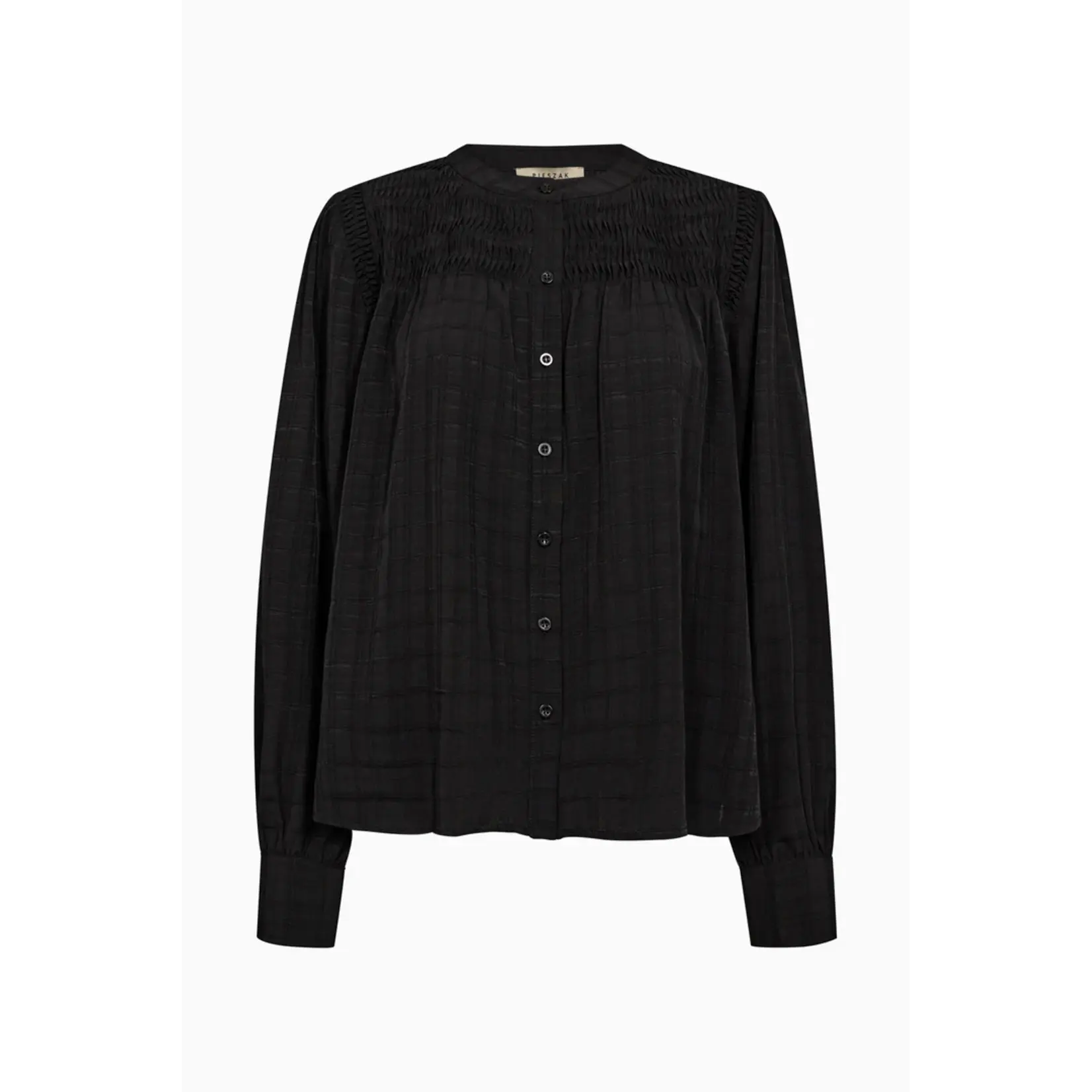 Pieszak Pieszak blouse CASSIE Pintuck viscose zwart