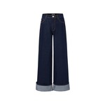 FRENCH FRNCH spijkerbroek jeans omslag SUKI blauw