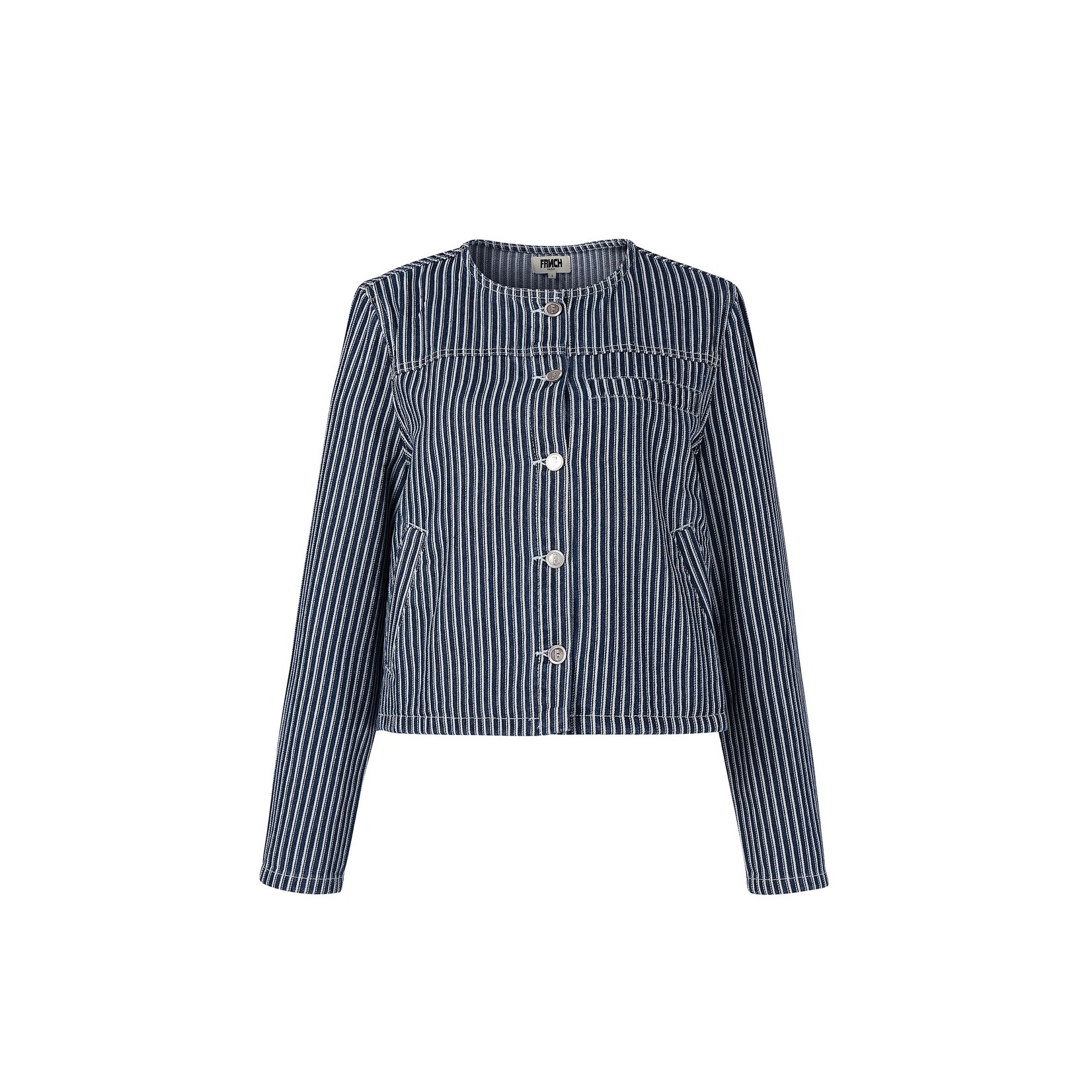 FRENCH FRNCH jasje gestreept spijker GAURA blauw