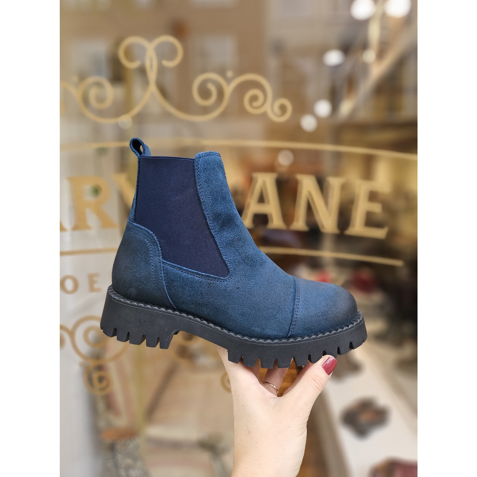 Ten Points chelsea enkellaarsje PENNY blauw