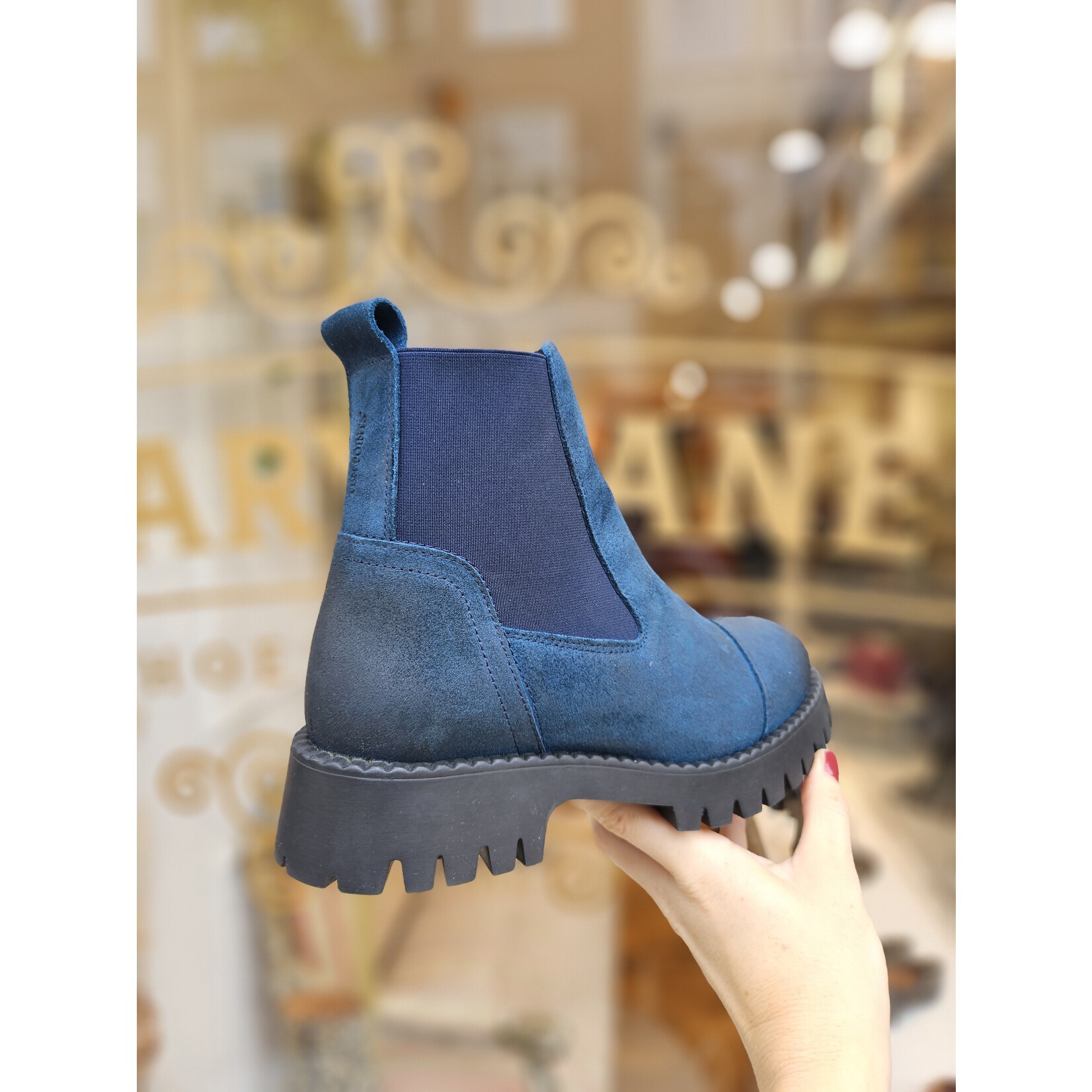 Ten Points chelsea enkellaarsje PENNY blauw