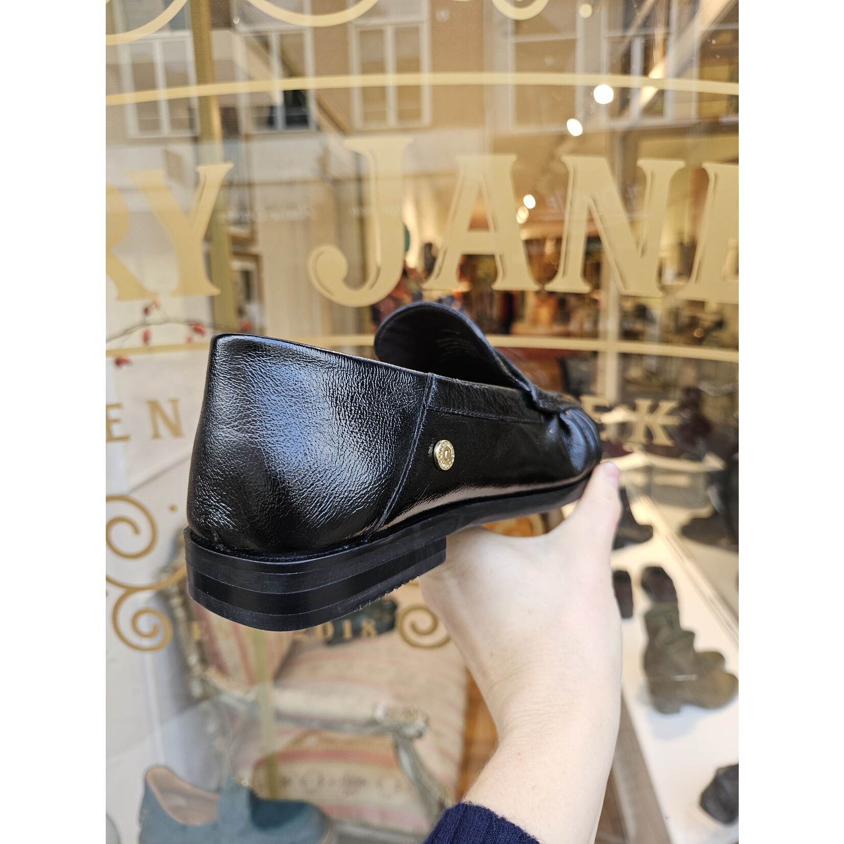 Copenhagen leren loafer PARIS AND ME zwart