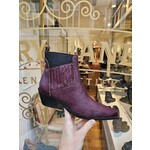 Copenhagen leren enkellaarsje western pony THE WALKING bordeaux