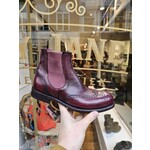 Paul Silence leren chelsea enkellaarsje EVA broque bordeaux