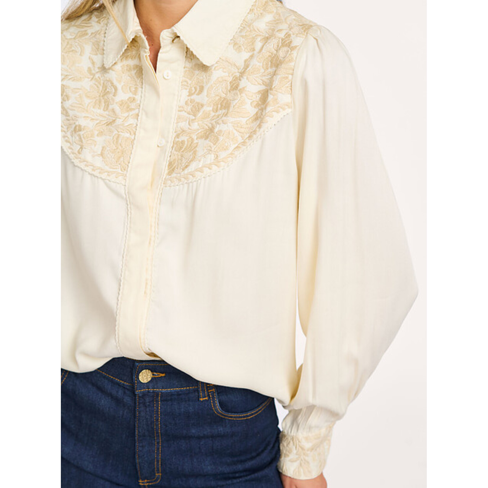 Aaiko blouse viscose OPHELIA creme