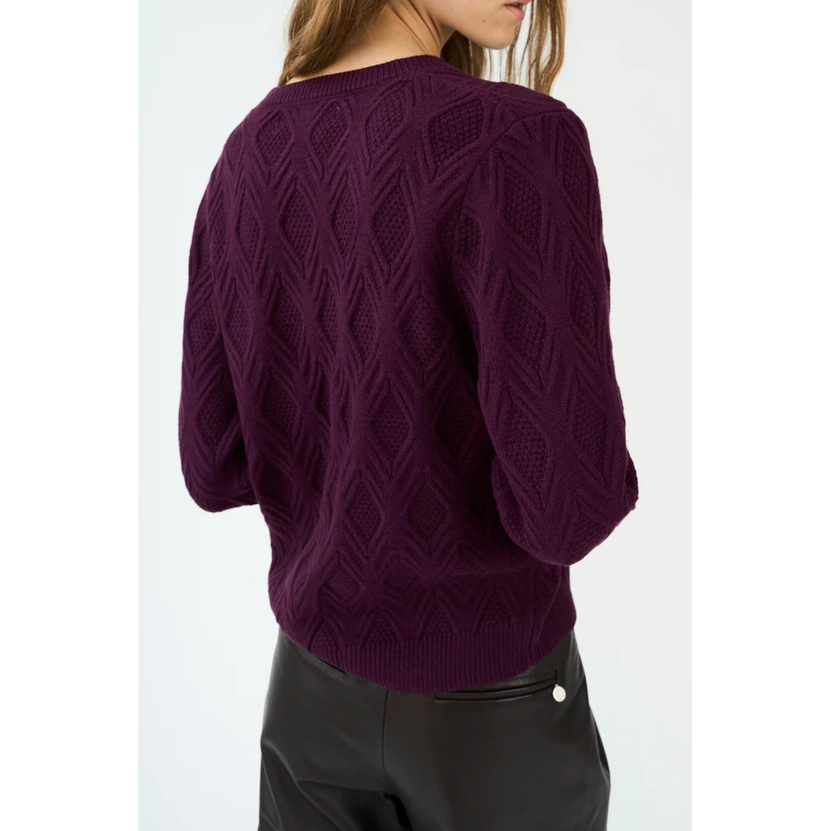 Pieszak Pieszak trui JASMIN knit paars