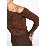 Aaiko top shoulder LUMIA brunette