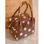 Marlon Bags handtas BESSY dots bruin goud
