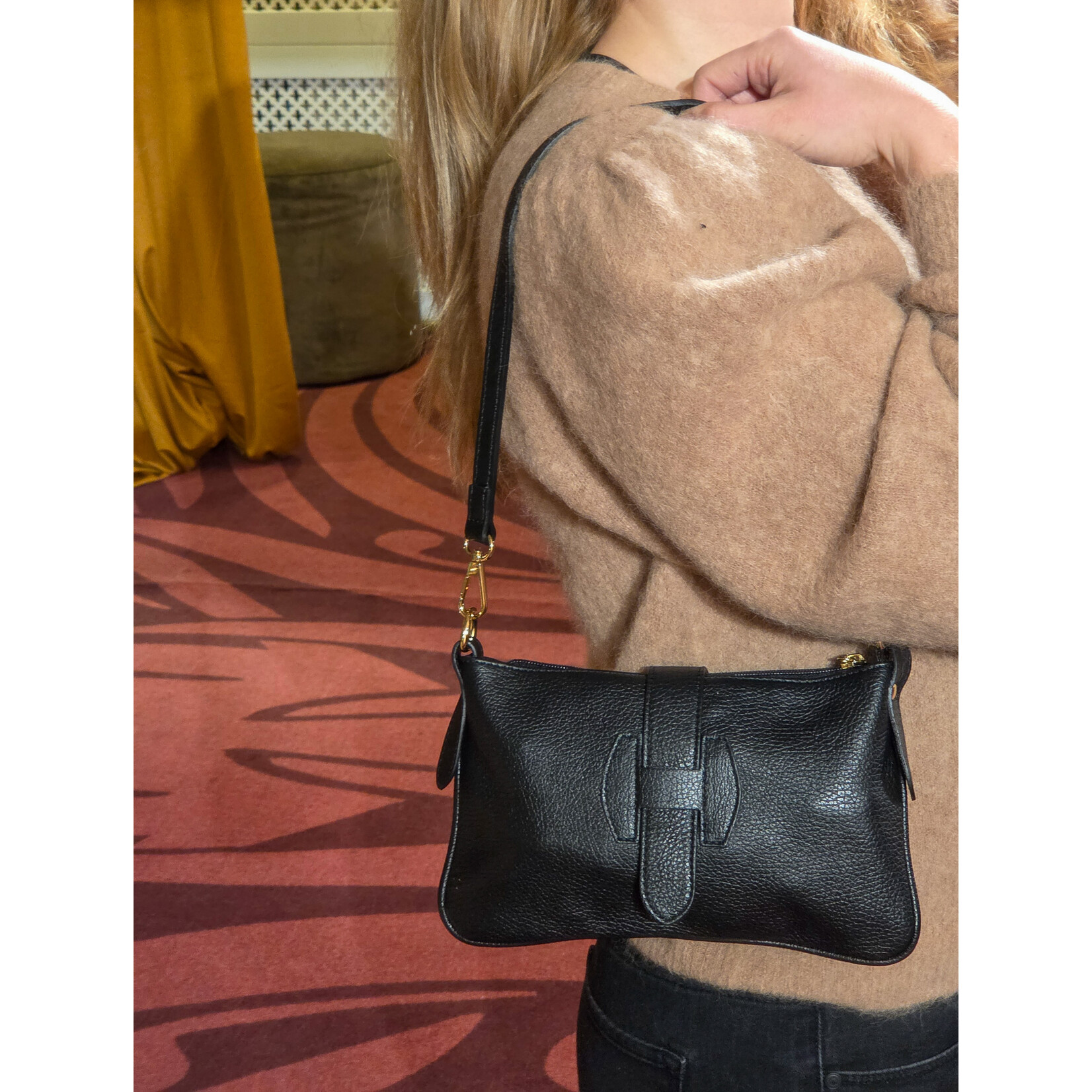 Marlon Bags schoudertas HARMONY zwart